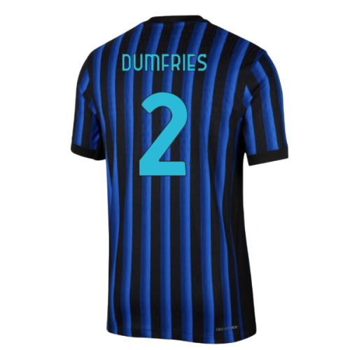 2025-2026 Inter Milan Home Authentic Dri-Fit ADV Shirt (Dumfries 2)