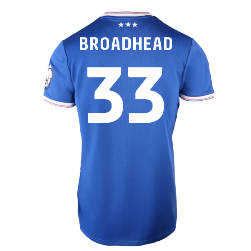 2025-2026 Ipswich Town Home Shirt (Womens) (Broadhead 33)