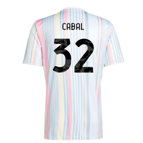 2025-2026 Juventus Pre-Match Shirt (White) (Cabal 32)