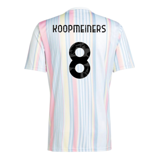 2025-2026 Juventus Pre-Match Shirt (White) (Koopmeiners 8)