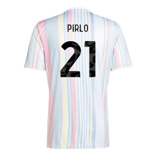 2025-2026 Juventus Pre-Match Shirt (White) (Pirlo 21)