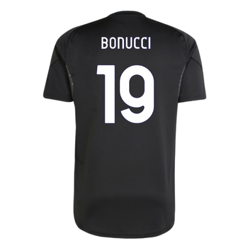 2025-2026 Juventus Training Shirt (Black) (Bonucci 19)