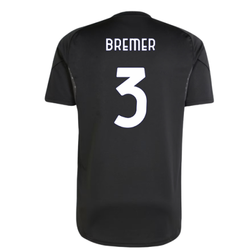 2025-2026 Juventus Training Shirt (Black) (Bremer 3)