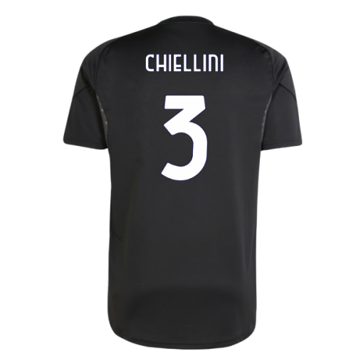 2025-2026 Juventus Training Shirt (Black) (Chiellini 3)