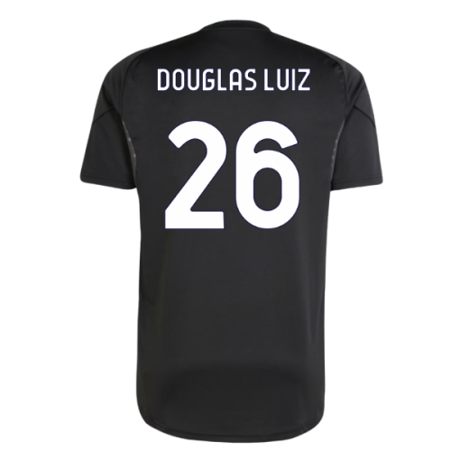2025-2026 Juventus Training Shirt (Black) (Douglas Luiz 26)