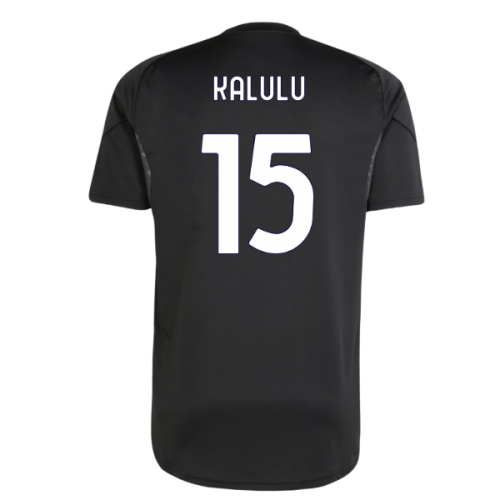 2025-2026 Juventus Training Shirt (Black) (Kalulu 15)