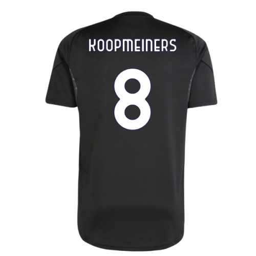 2025-2026 Juventus Training Shirt (Black) (Koopmeiners 8)