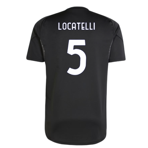 2025-2026 Juventus Training Shirt (Black) (Locatelli 5)