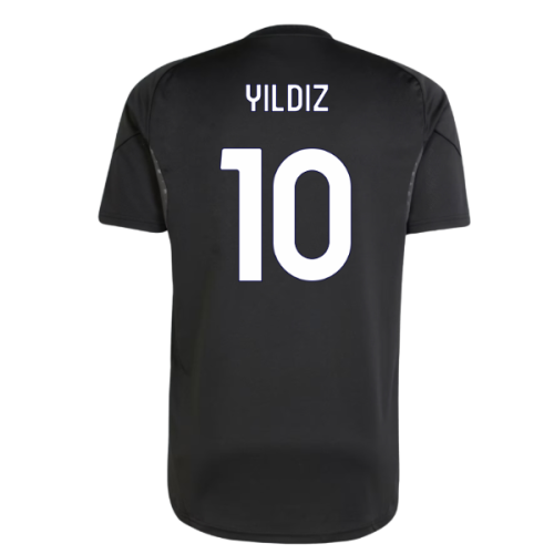 2025-2026 Juventus Training Shirt (Black) (Yildiz 10)