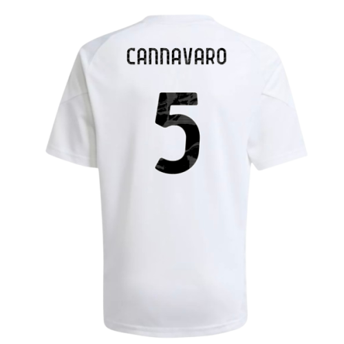 2025-2026 Juventus Training Shirt (White) - Kids (Cannavaro 5)