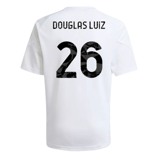 2025-2026 Juventus Training Shirt (White) - Kids (Douglas Luiz 26)