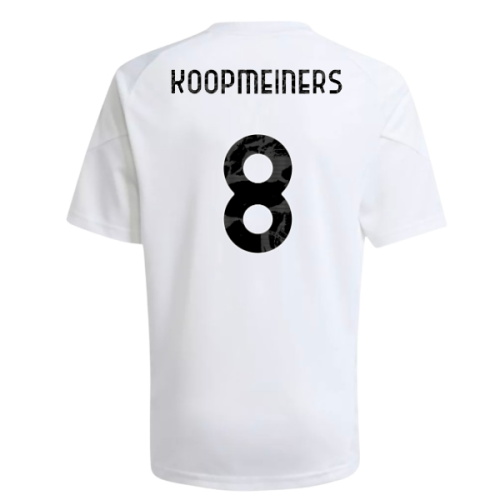 2025-2026 Juventus Training Shirt (White) - Kids (Koopmeiners 8)
