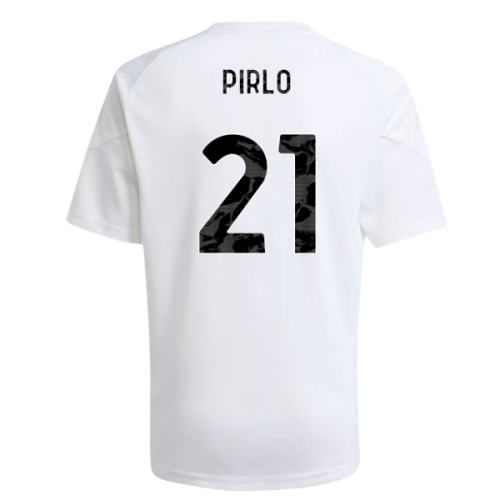 2025-2026 Juventus Training Shirt (White) - Kids (Pirlo 21)