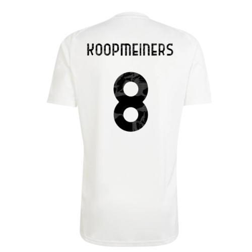 2025-2026 Juventus Training Shirt (White) (Koopmeiners 8)