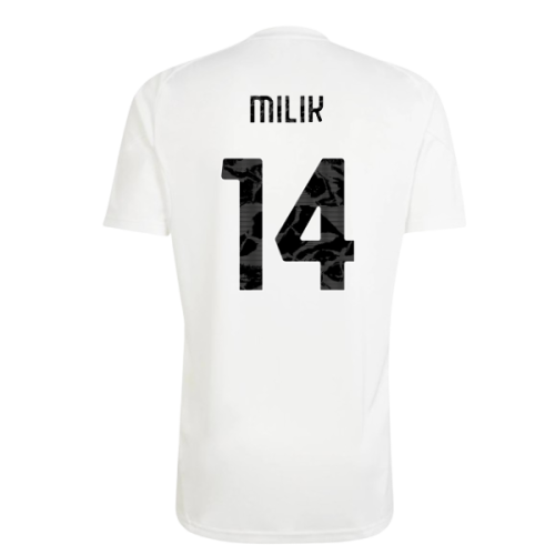 2025-2026 Juventus Training Shirt (White) (Milik 14)