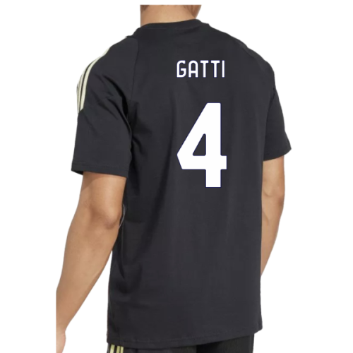 2025-2026 Juventus Training Tee (Black) (Gatti 4)