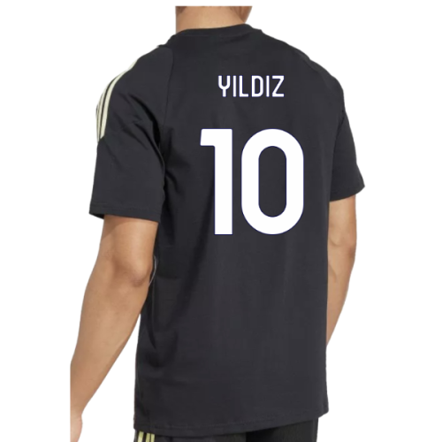 2025-2026 Juventus Training Tee (Black) (Yildiz 10)