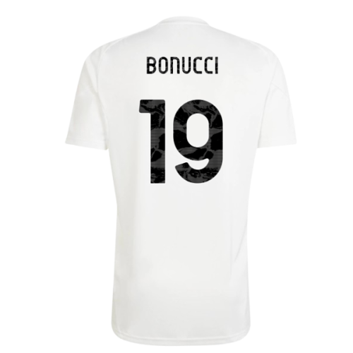 2025-2026 Juventus Training Tee (White) (Bonucci 19)