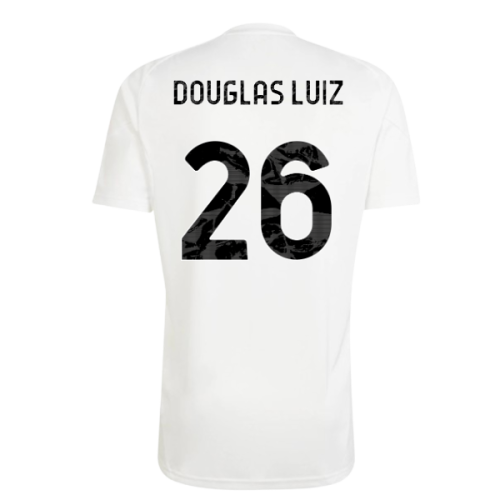 2025-2026 Juventus Training Tee (White) (Douglas Luiz 26)