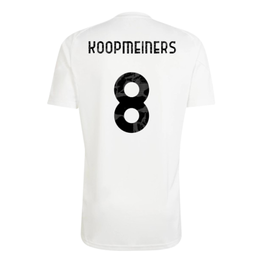 2025-2026 Juventus Training Tee (White) (Koopmeiners 8)