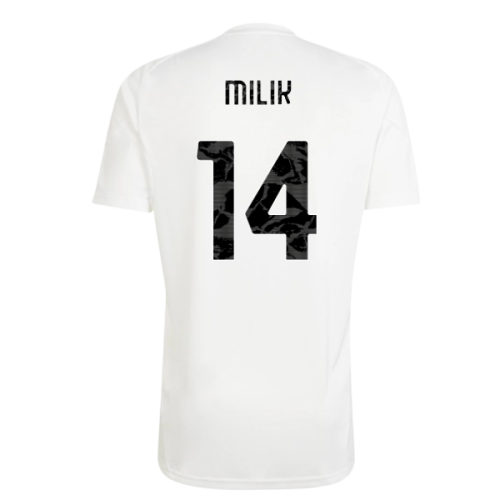 2025-2026 Juventus Training Tee (White) (Milik 14)