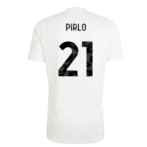 2025-2026 Juventus Training Tee (White) (Pirlo 21)