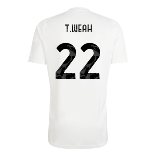 2025-2026 Juventus Training Tee (White) (T.Weah 22)
