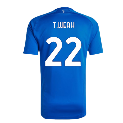 2025-2026 Juventus UBP Jersey (Royal) (T.Weah 22)