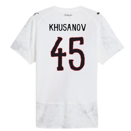 2025-2026 KIDSUPER x Manchester City CWC Authentic Shirt (White) (Khusanov 45)
