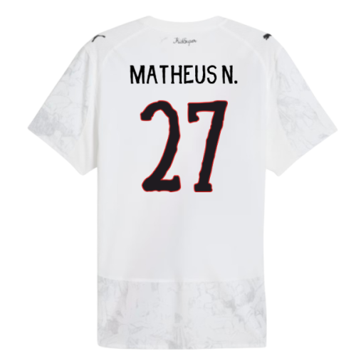 2025-2026 KIDSUPER x Manchester City CWC Authentic Shirt (White) (Matheus N. 27)