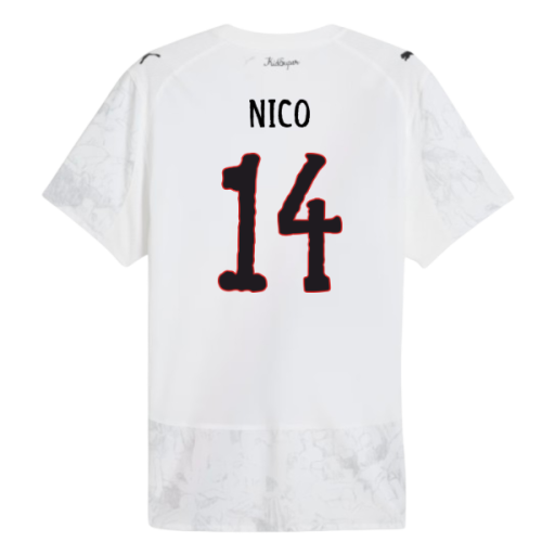2025-2026 KIDSUPER x Manchester City CWC Authentic Shirt (White) (Nico 14)