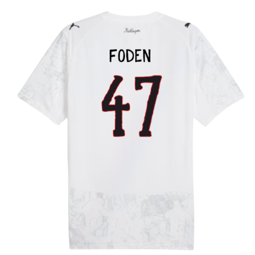 2025-2026 KIDSUPER x Manchester City CWC Shirt (White) (Foden 47)