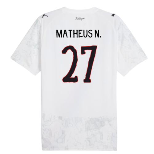 2025-2026 KIDSUPER x Manchester City CWC Shirt (White) (Matheus N. 27)