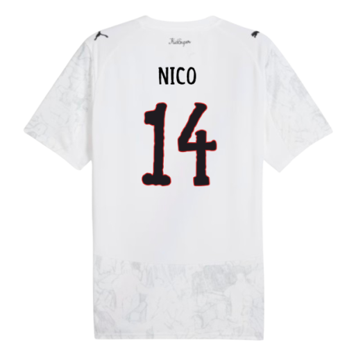 2025-2026 KIDSUPER x Manchester City CWC Shirt (White) (Nico 14)