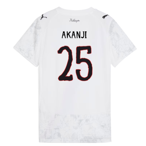 2025-2026 KIDSUPER x Manchester City CWC Shirt (White) - Womens (Akanji 25)