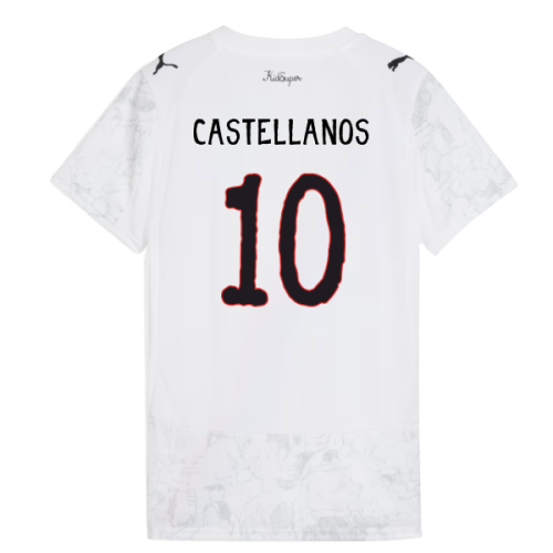 2025-2026 KIDSUPER x Manchester City CWC Shirt (White) - Womens (Castellanos 10)