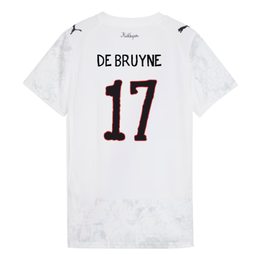 2025-2026 KIDSUPER x Manchester City CWC Shirt (White) - Womens (De Bruyne 17)