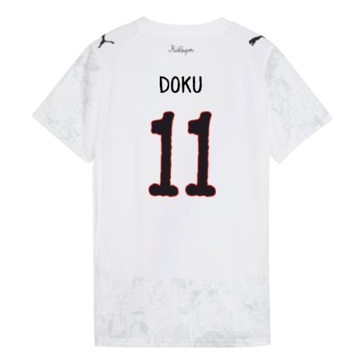 2025-2026 KIDSUPER x Manchester City CWC Shirt (White) - Womens (Doku 11)