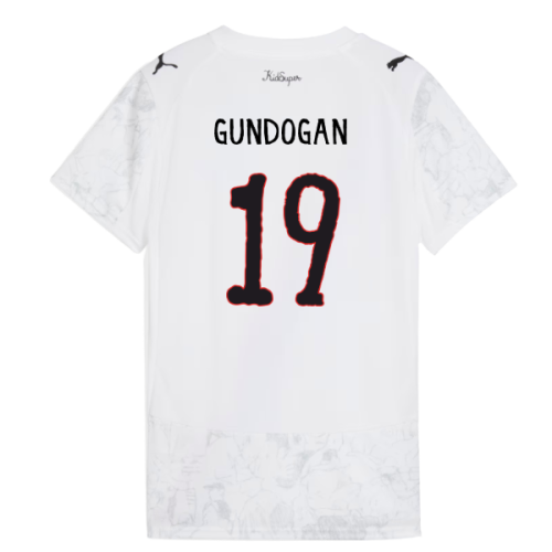 2025-2026 KIDSUPER x Manchester City CWC Shirt (White) - Womens (Gundogan 19)