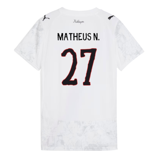 2025-2026 KIDSUPER x Manchester City CWC Shirt (White) - Womens (Matheus N. 27)