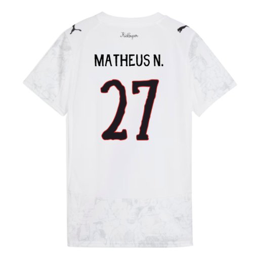 2025-2026 KIDSUPER x Manchester City CWC Shirt (White) - Womens (Matheus N. 27)