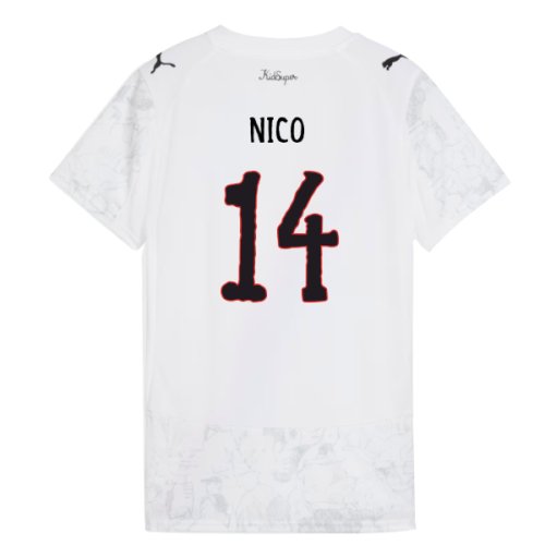 2025-2026 KIDSUPER x Manchester City CWC Shirt (White) - Womens (Nico 14)