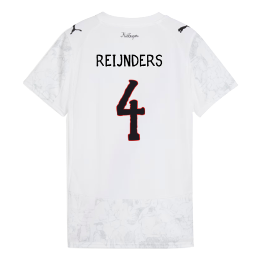 2025-2026 KIDSUPER x Manchester City CWC Shirt (White) - Womens (Reijnders 4)