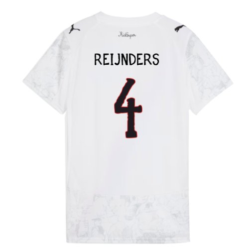 2025-2026 KIDSUPER x Manchester City CWC Shirt (White) - Womens (Reijnders 4)