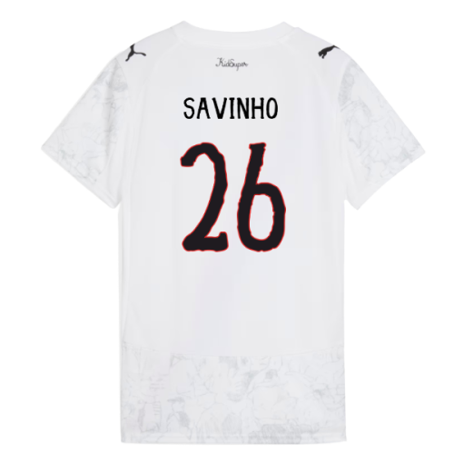 2025-2026 KIDSUPER x Manchester City CWC Shirt (White) - Womens (Savinho 26)