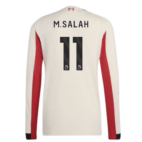 2025-2026 Liverpool Authentic Long Sleeve Away Shirt (M.Salah 11)