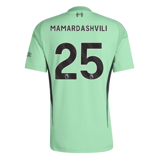 2025-2026 Liverpool Home Goalkeeper Shirt (Glory Mint) - Kids (Mamardashvili 25)