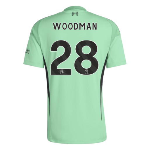 2025-2026 Liverpool Home Goalkeeper Shirt (Glory Mint) - Kids (Woodman 28)
