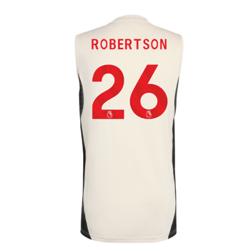 2025-2026 Liverpool Sleeveless Jersey (White) (Robertson 26)