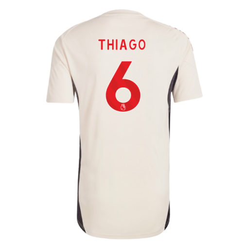 2025-2026 Liverpool Training Jersey (White) (Thiago 6)